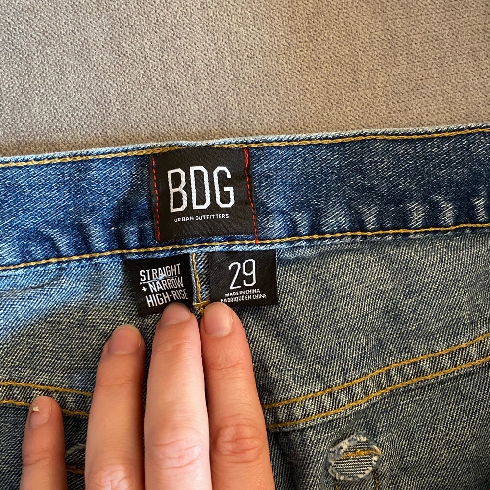 Urban outfitters BDG ripped high rise jeans